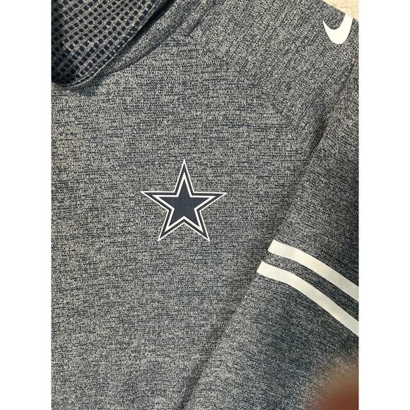 Nike Women's large Dallas Cowboys Football Funnel Neck Sweatshirt Hoodie Top - Picture 10 of 10